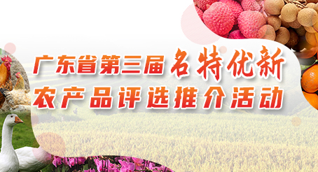 广东省第三届“名特优新”农产品评选推介活动